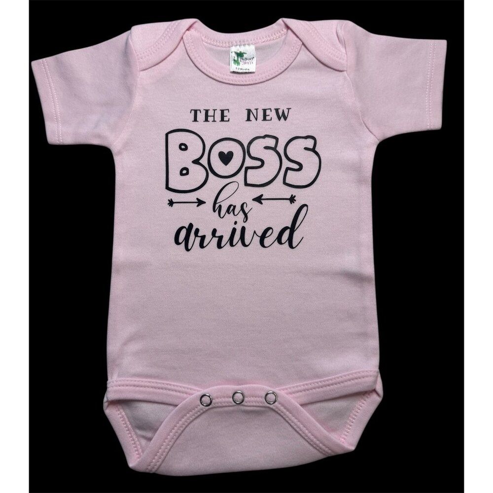 The New Boss Has Arrived - Infant Onesie- ALWAYS BRAND NEW